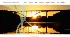 Desktop Screenshot of greatriverpassage.org